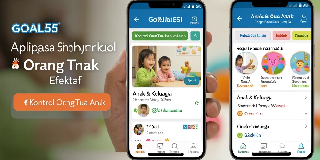 Tampilan antarmuka GOAL55 yang intuitif dan ramah pengguna.