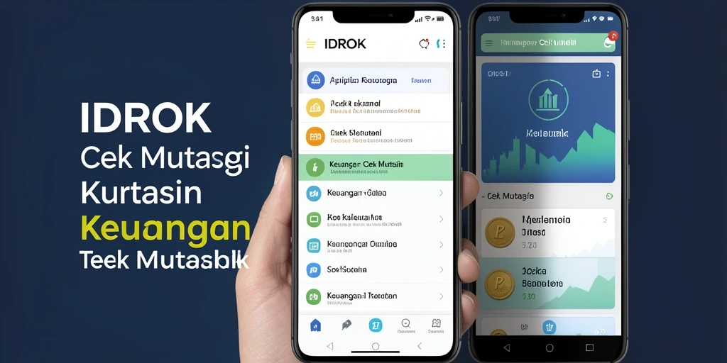 Tampilan antarmuka aplikasi Cek Mutasi IDROK yang informatif.